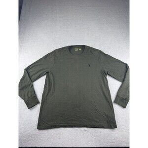 Polo Ralph Lauren Men's L/G Custom Slim Fit Long Sleeve T-Shirt Dark Green